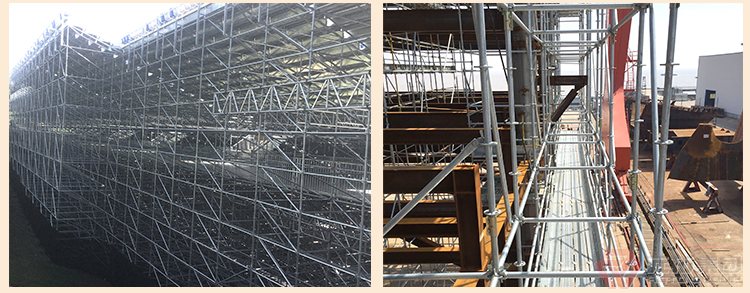 鍍鋅盤(pán)扣式腳手架簡(jiǎn)介（報(bào)價(jià) 圖片）客戶-工程案例