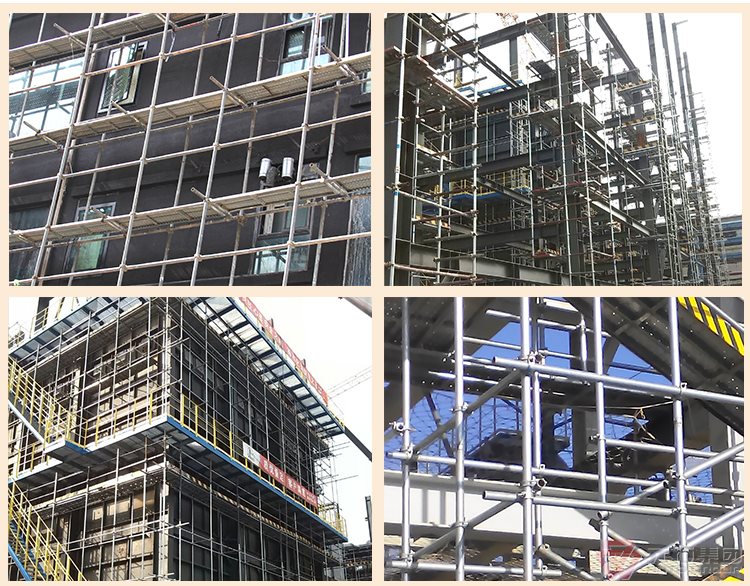 高品質(zhì)腳手架扣件，沖壓腳手架扣件，固定扣件 施工現(xiàn)場(chǎng)圖